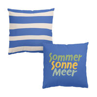 DEKOKISSEN 2er-Set Sommerurlaub Duo VI 50/50 cm - Blau, Textil (50/50cm) - Bilderwelten