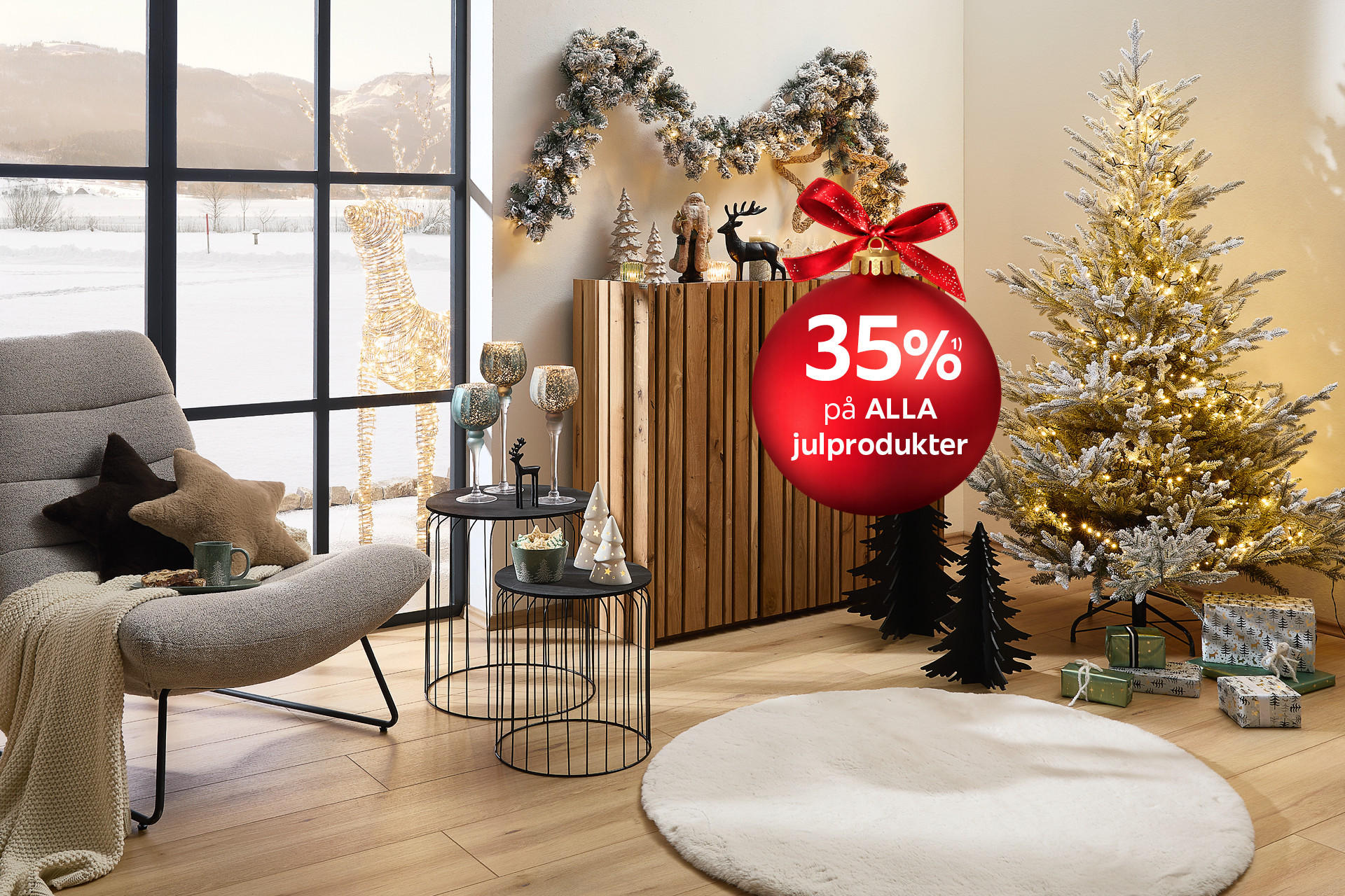 35%¹⁾ på ALLA julprodukter