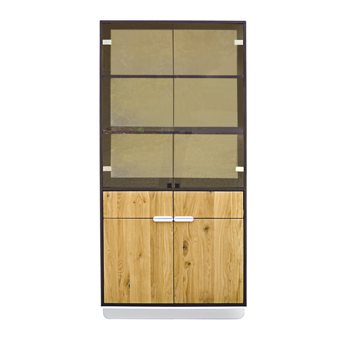 Rawood Furniture Vitrine Eiche 90x190x50 cm