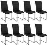 SCHWINGSTUHL 8er Set Bettina 41 x 52 x 99 cm schwarz - Schwarz, Textil (52/99/41cm) - tectake