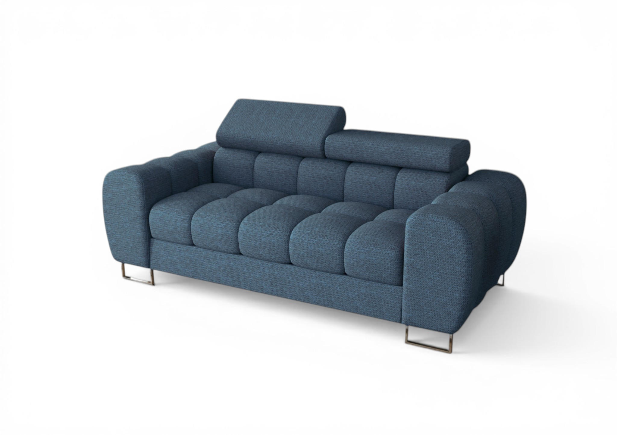 Fun Möbel Sofa Blau 195x95x97 cm