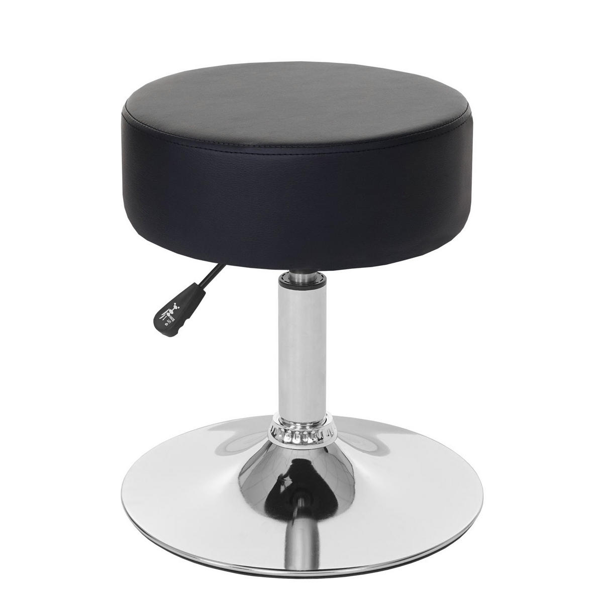 HOCKER Schwarz - Schwarz, Textil (35/55/35cm) - MCW