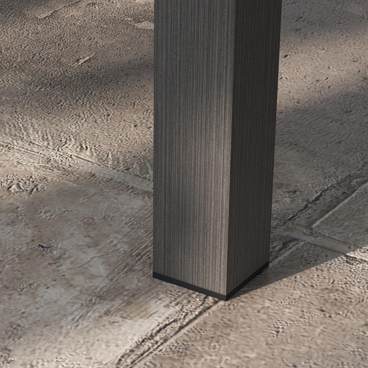 GARTENBEISTELLTISCH DE-14103 rechteckig, Aluminium-Lattenrost 100x60 cm Braun - Braun, Metall (100/60/37cm) - ComfortXL