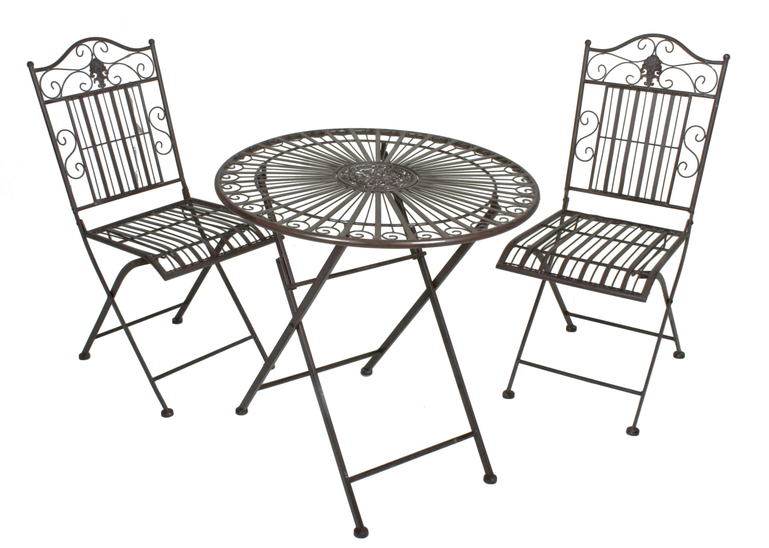 Deluke Balkonmöbel-Set Braun