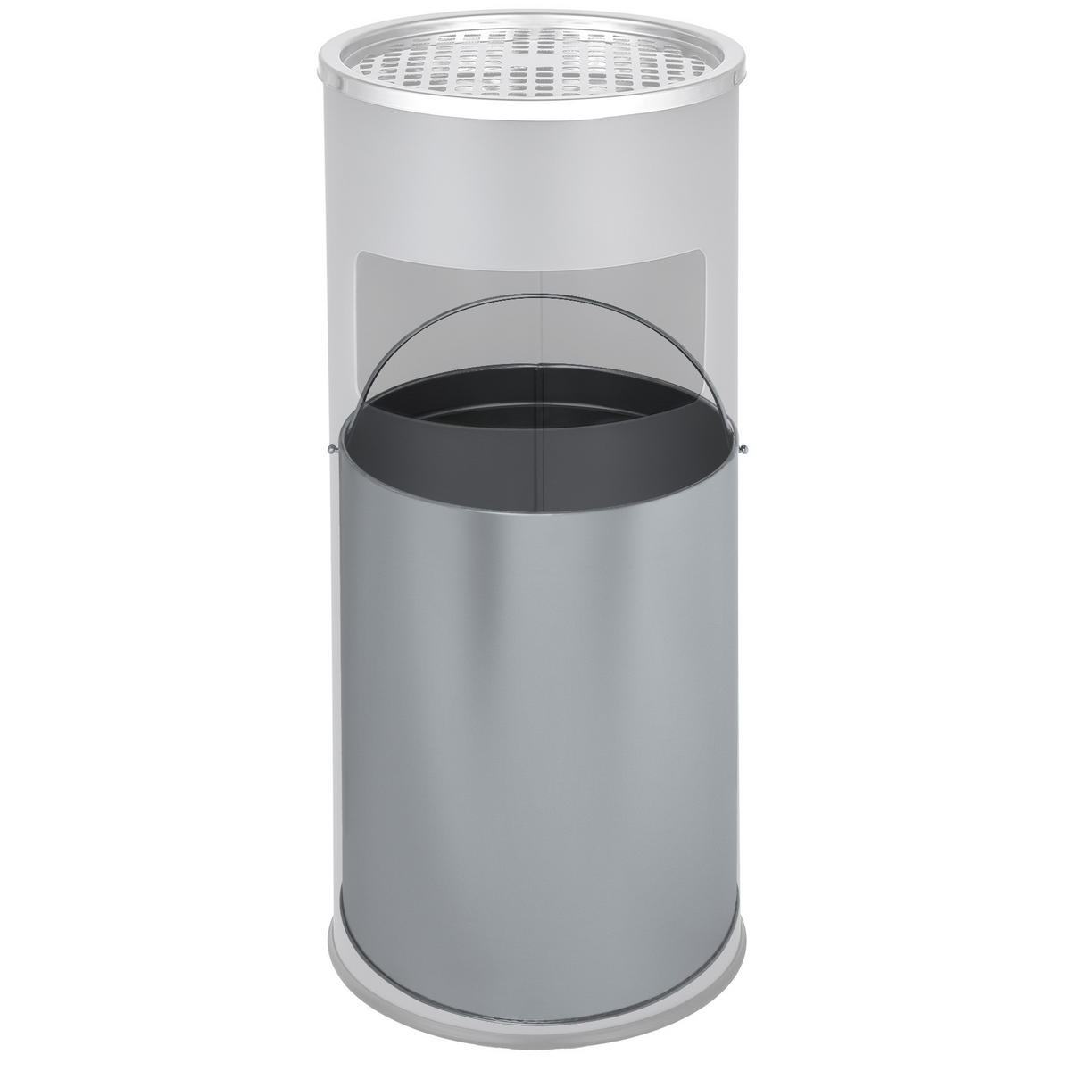 STANDASCHENBECHER ,25 x 61 cm,anthrazit - Anthrazit, Metall (25cm) - tectake