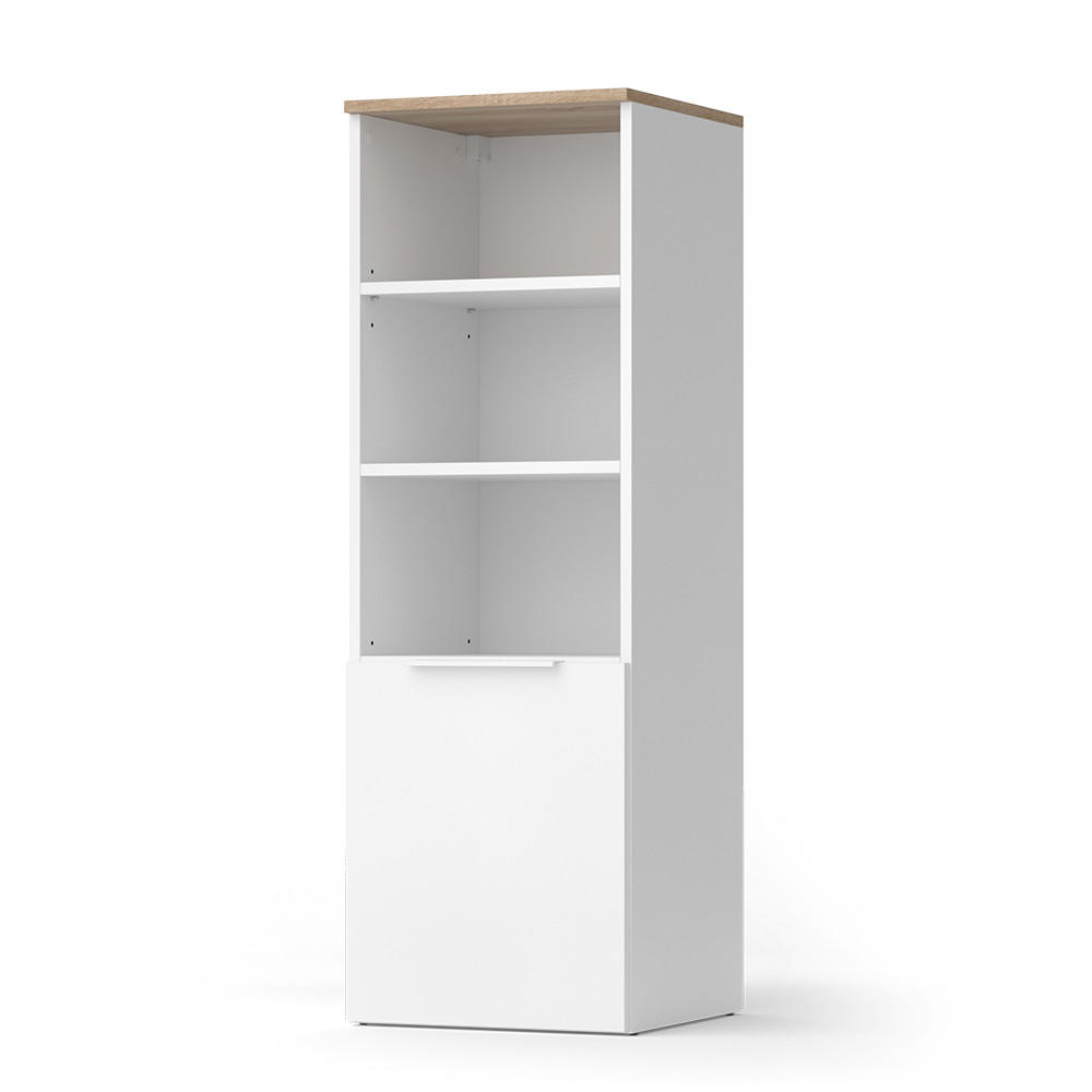 Vicco UNIVERZÁLNÍ SKŘÍŇ Wido Bílá/Sonoma 40.2 x 120 cm s dveřmi
