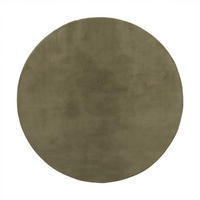 HOCHFLORTEPPICH 100/100 cm Soft 380 - Grün, Textil (100/100cm) - Paco Home