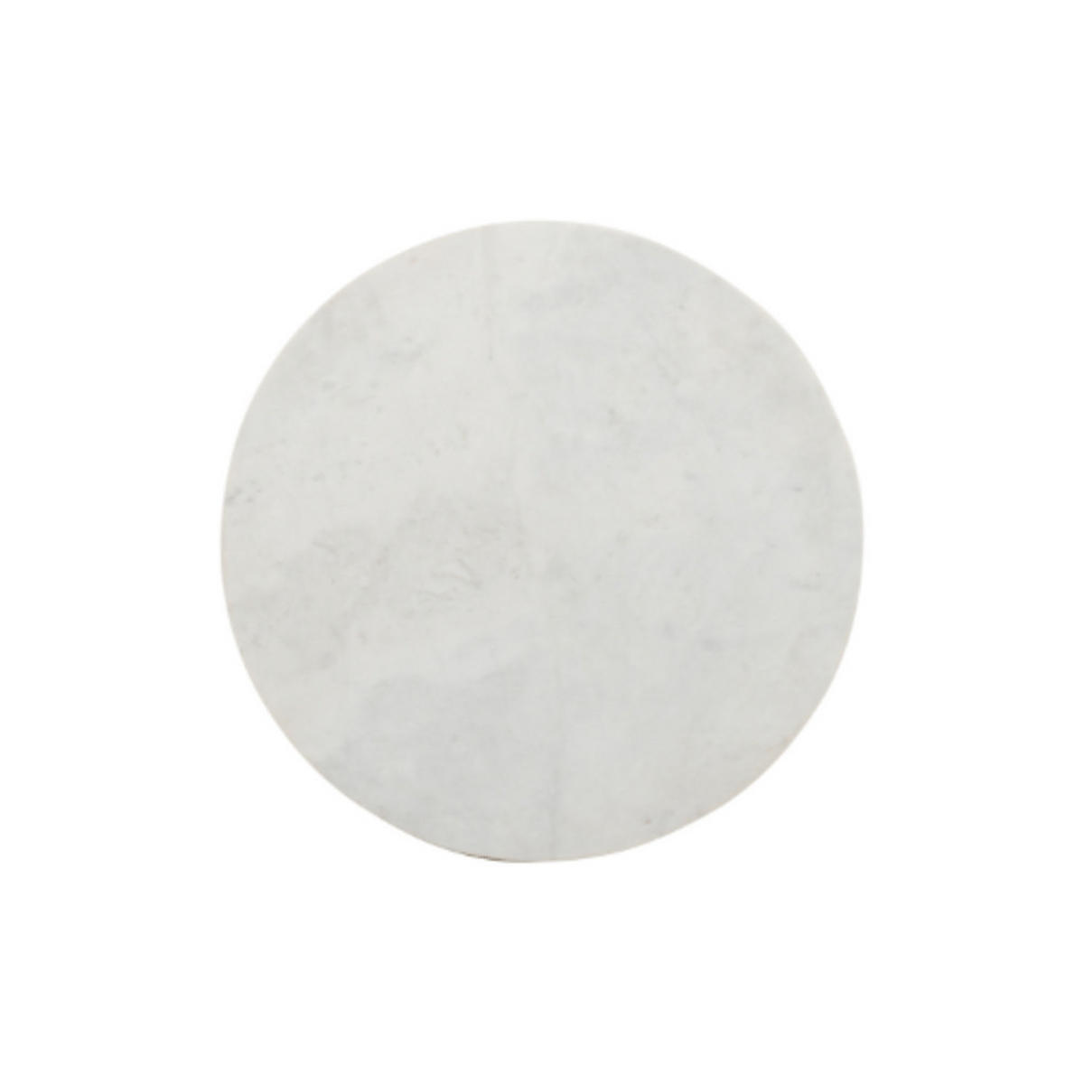 BEISTELLTISCH Keops Marmor 40 cm / 40 cm Weiß - Weiß, Stein (40/40/50cm) - Villa Möbel