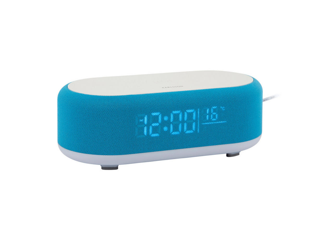 WECKER Vogue 19/9/7 cm - Blau, Kunststoff (9/7/19cm) - Karlsson