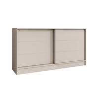 KOMMODE Mirela mit 2 Schiebetüren 160 cm, Kaschmir - Kaschmir, Holzwerkstoff (161/85/43.5cm) - Beautysofa