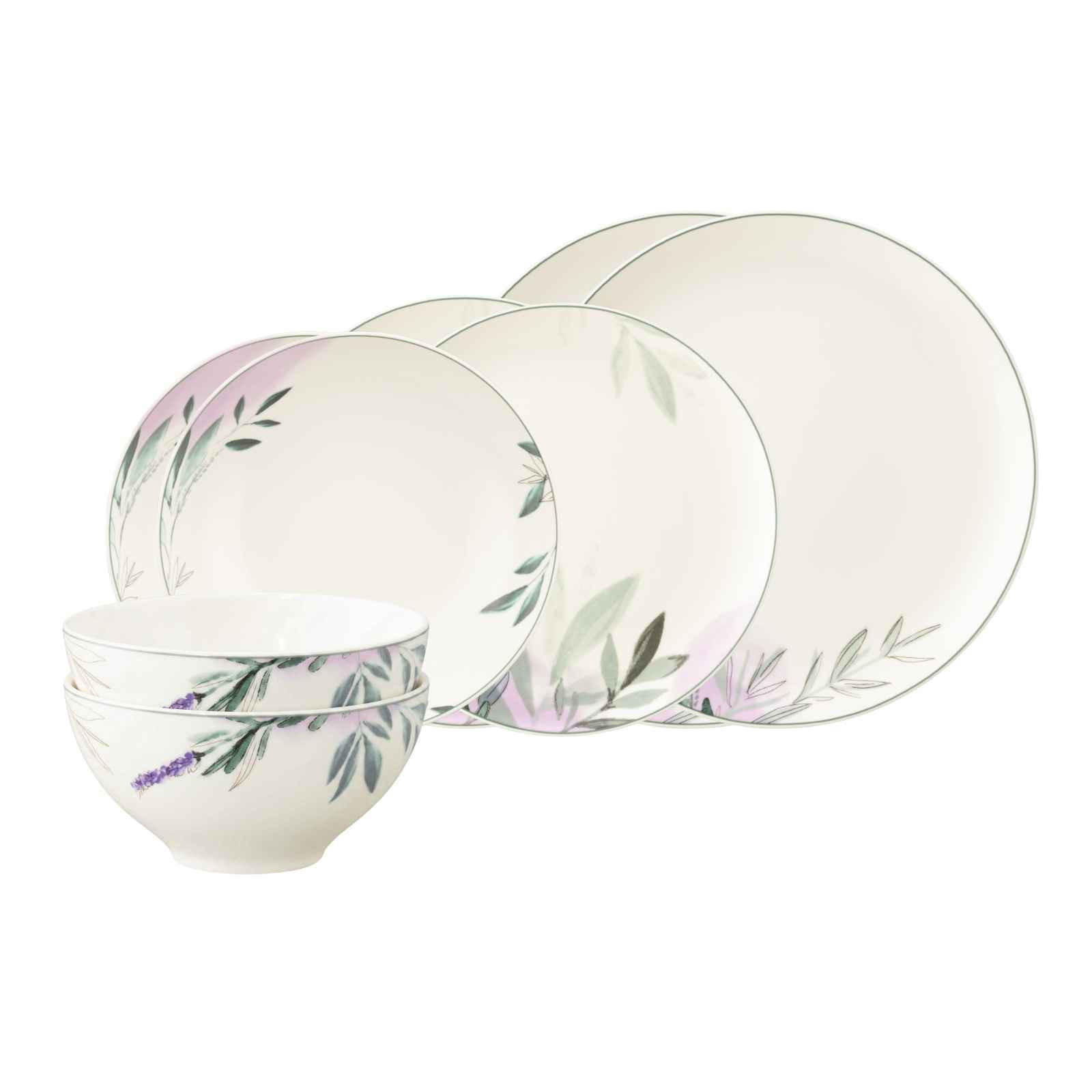 EINSTEIGER-SET Savona Provence bunt-beige 8er Set - Beige/Multicolor, Keramik (2/2/2cm) - Seltmann Weiden