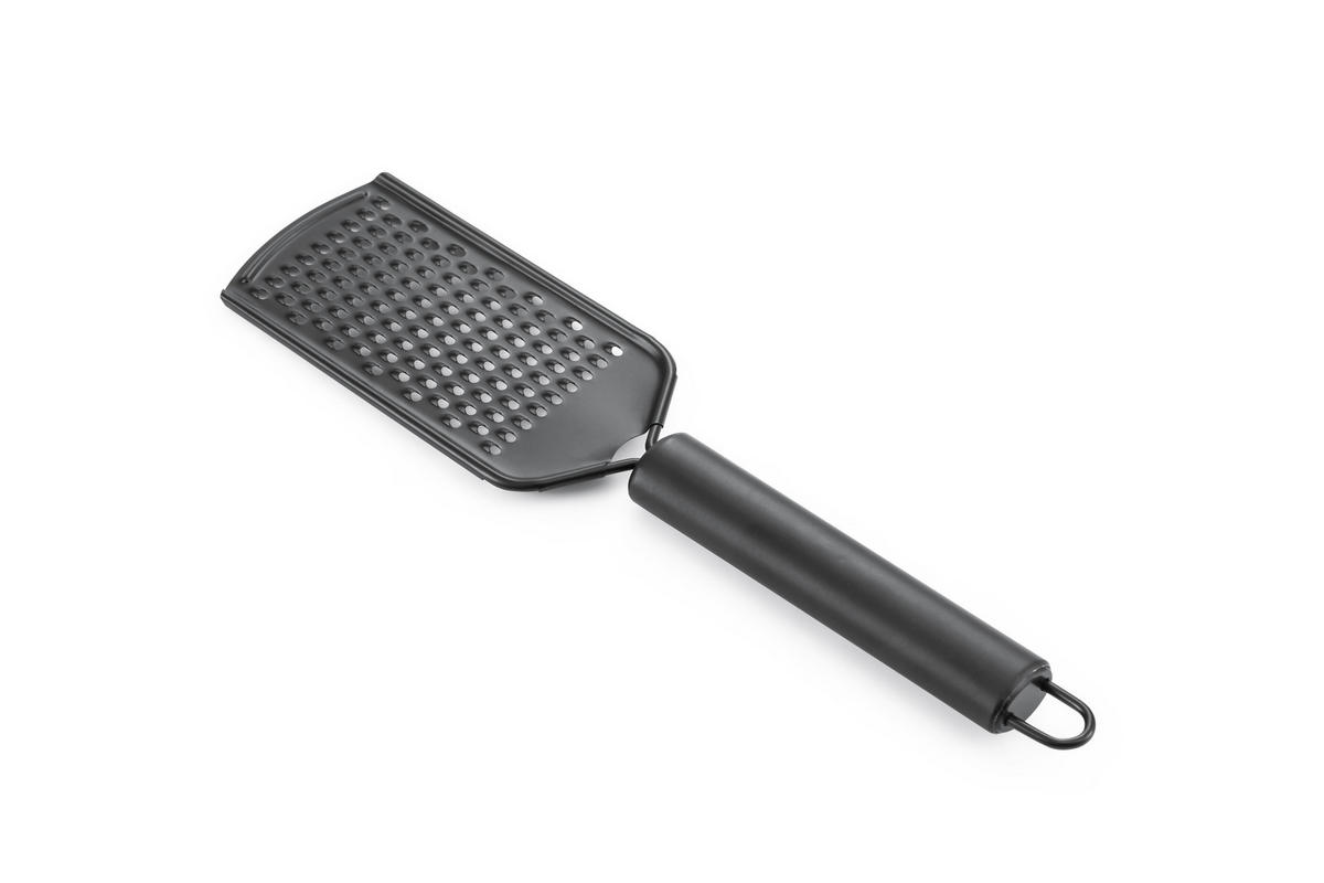 KÜCHENREIBE Modern Kitchen Schwarz 24/5.5/1 cm Metall - Schwarz, Metall (5.5/1/24cm) - Mondex