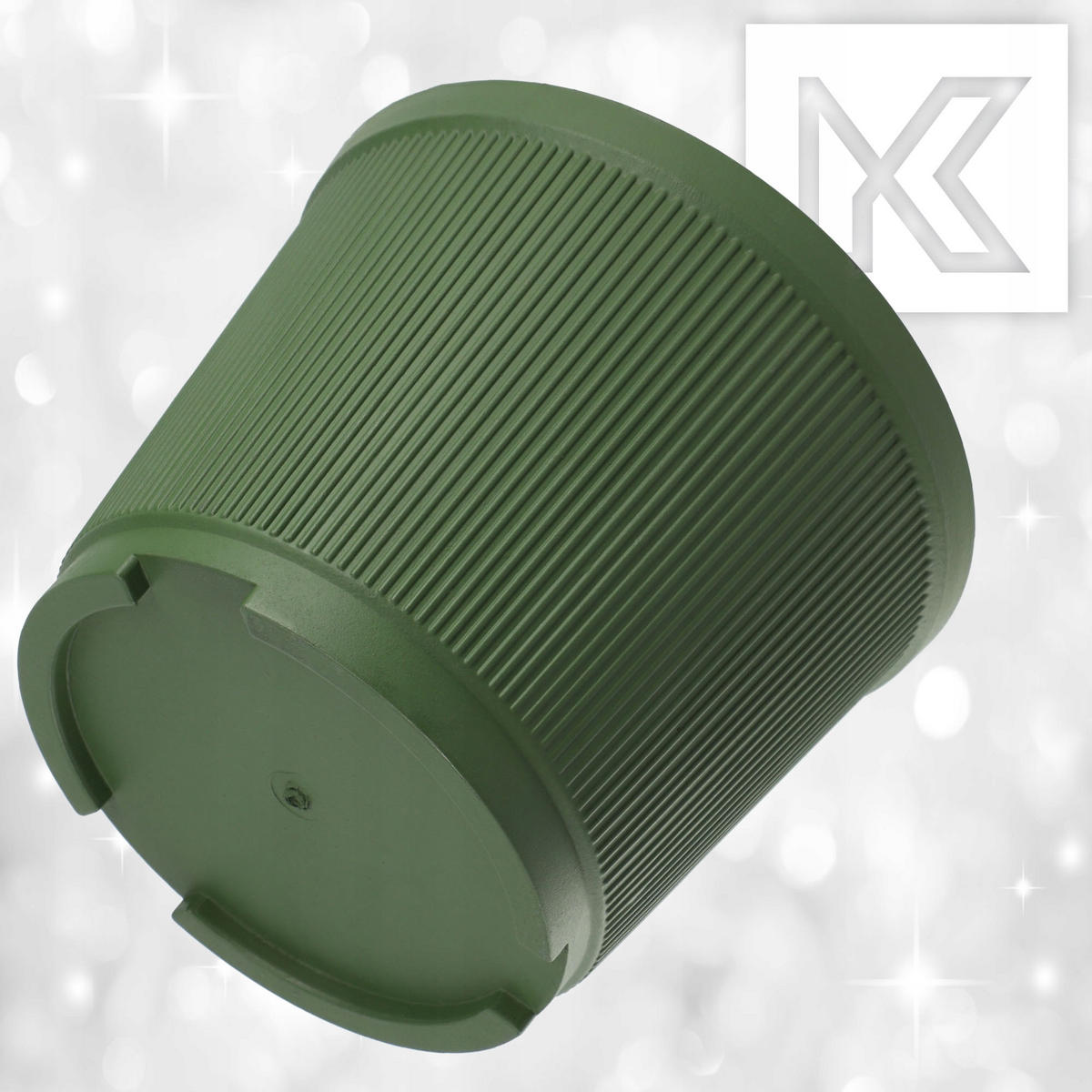 KADAX Großer Weihnachtsbaumständer, Weihnachtsbaumständer, 2,5 m - Grün, Kunststoff (25.4cm) - KADAX