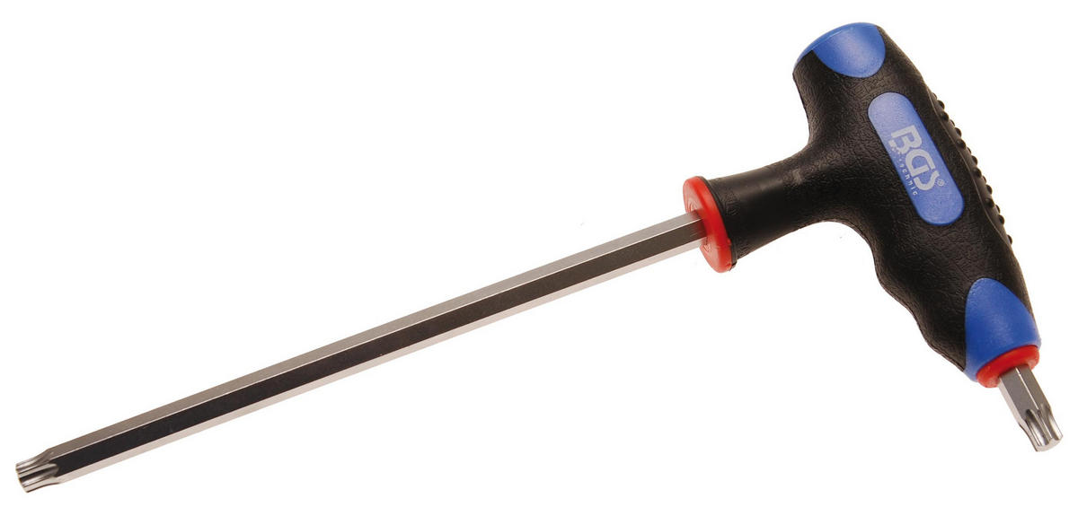 SCHRAUBENDREHER MIT T-GRIFF UND SEITLICHER KLINGE | T-PROFIL (FÜR - Multicolor, Kunststoff/Metall (1/1cm) - BGS technic