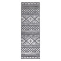 OUTDOOR-TEPPICH Santorini 435 Anthrazit 80x250 cm - Anthrazit, Textil (80/250cm) - carpet city