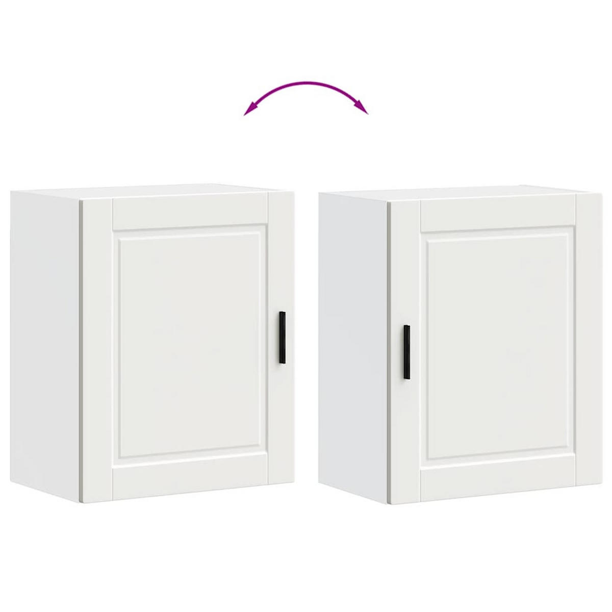 KÜCHEN-HÄNGESCHRANK Weiss Holzwerkstoff - Weiß, Holzwerkstoff (31/60/50cm) - vidaXL