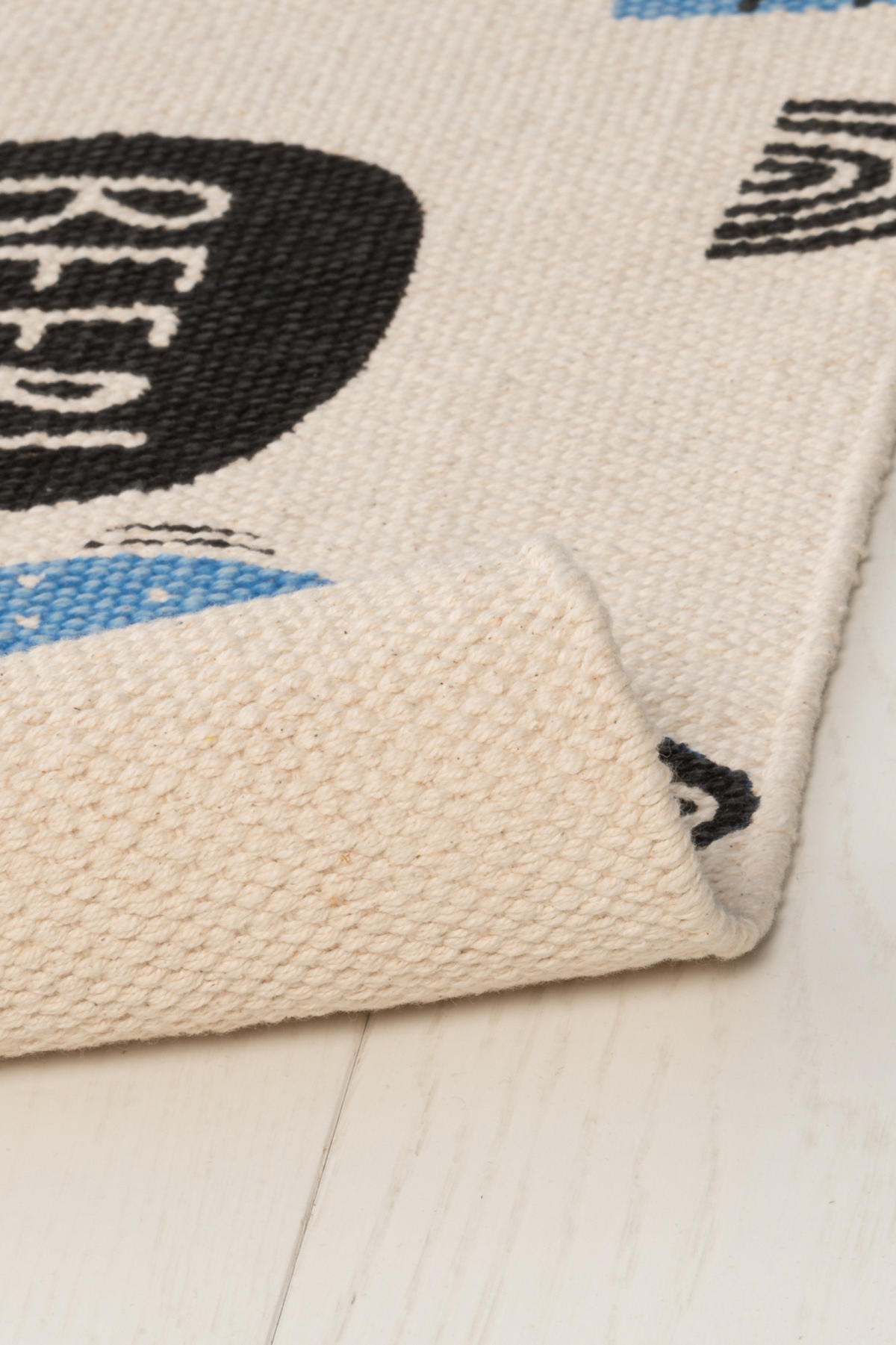 BAUMWOLLTEPPICH LKW-Muster 70/120 cm - Multicolor, Naturmaterialien (70/120cm)