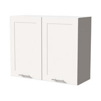 HÄNGESCHRANK Oslo W3/90 Weiß / Weiß Matt 90 / 32,5 / 72cm - Weiß, Holz/Holzwerkstoff (90/72/32.5cm) - Feldmann-Wohnen
