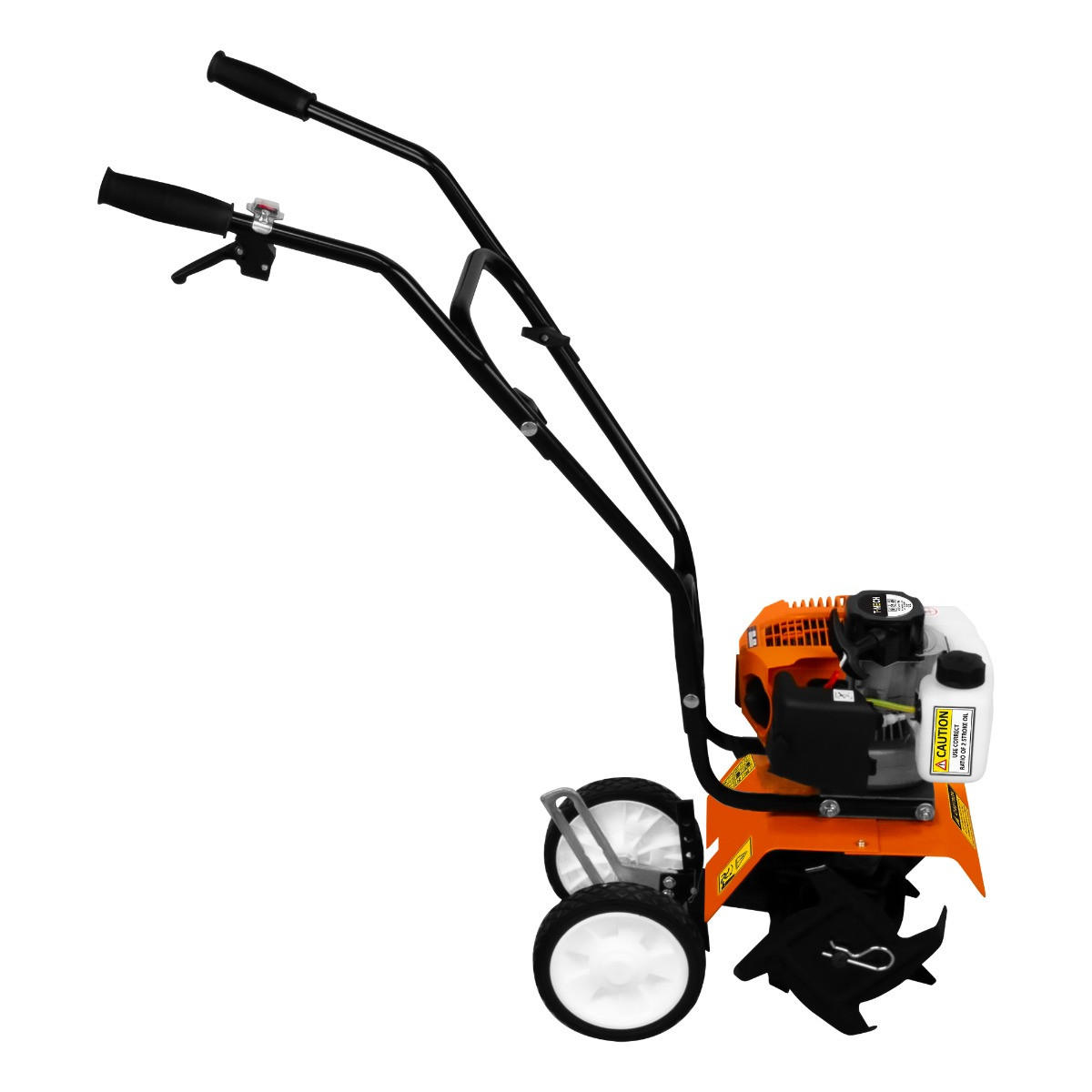 MOTORHACKE GARTENFRÄSE - Orange, Metall (85/95/46cm) - T-Mech