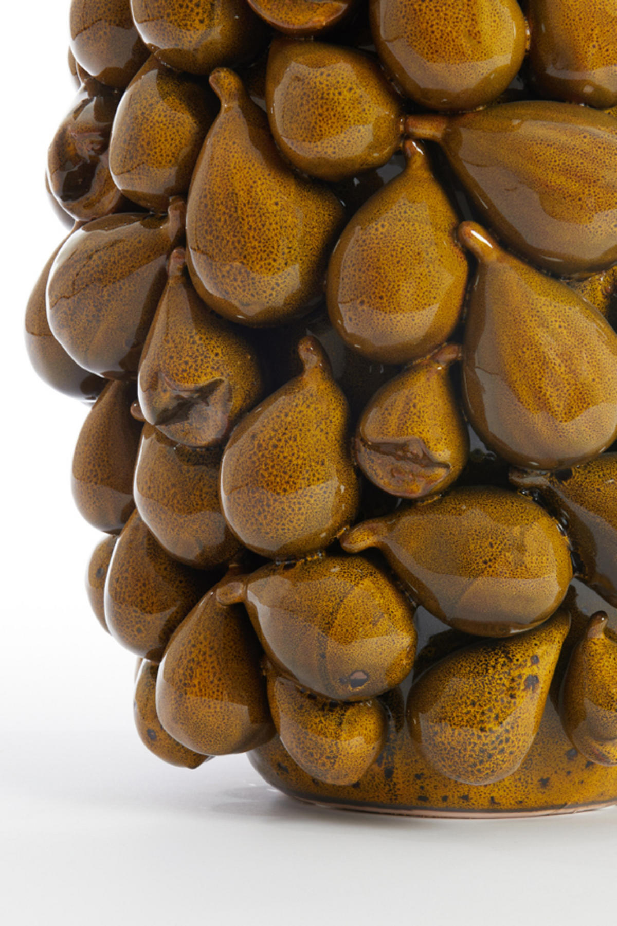 VASE Natalia Gelb Ø35/47 cm - Gelb, Keramik (47cm) - Light & Living