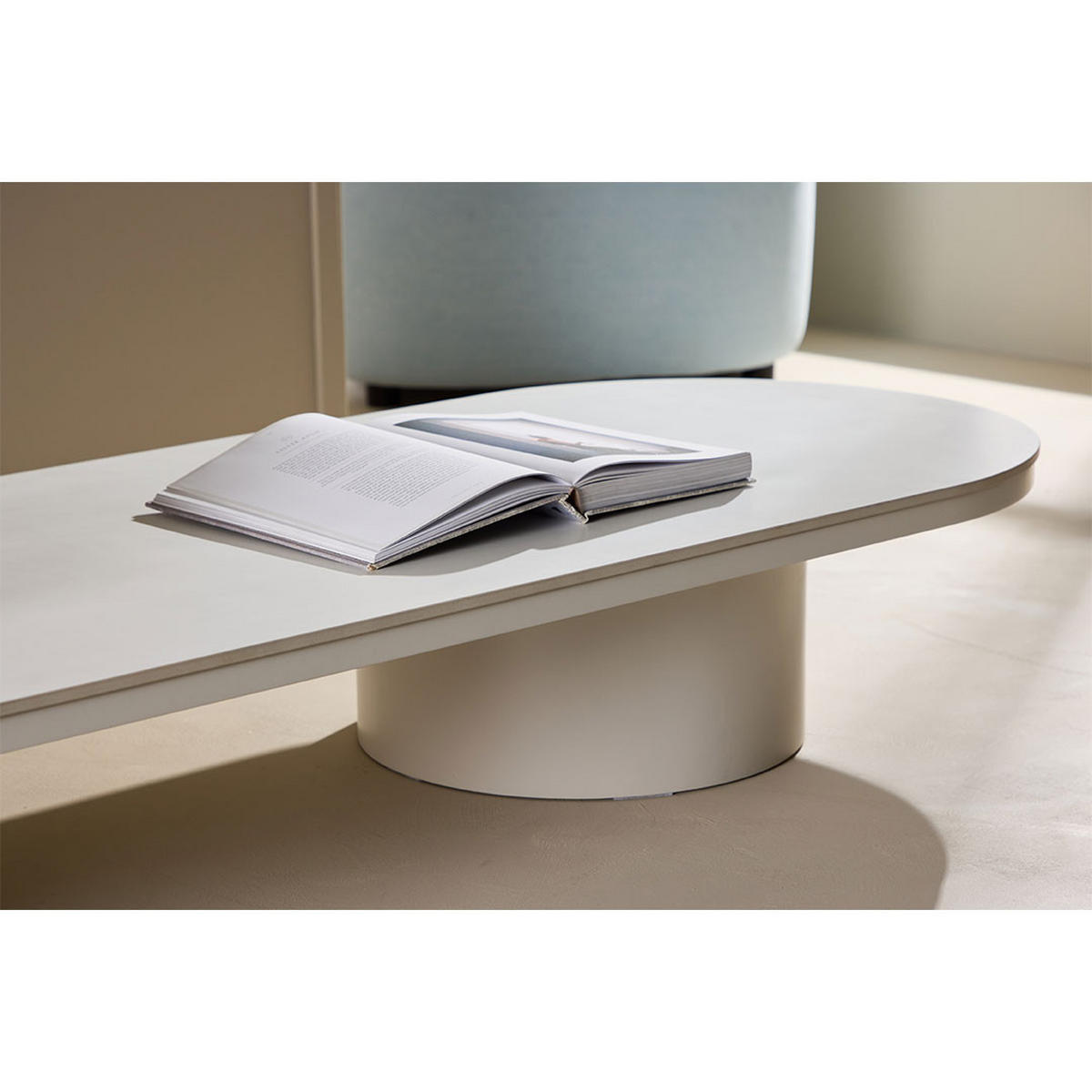 COUCHTISCH, Narvik, Beige, MDF, 60 x 190 x 25 cm - Beige, Holzwerkstoff (190/60/25cm) - ebuy24