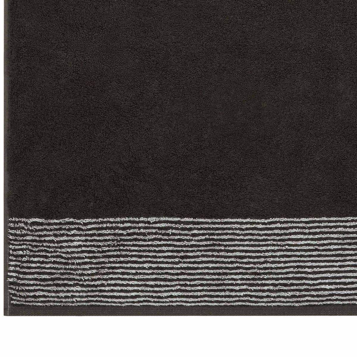 HANDTUCH Frottee in Grau 50 x 100 cm - Anthrazit, Naturmaterialien (100/50cm) - Cawoe