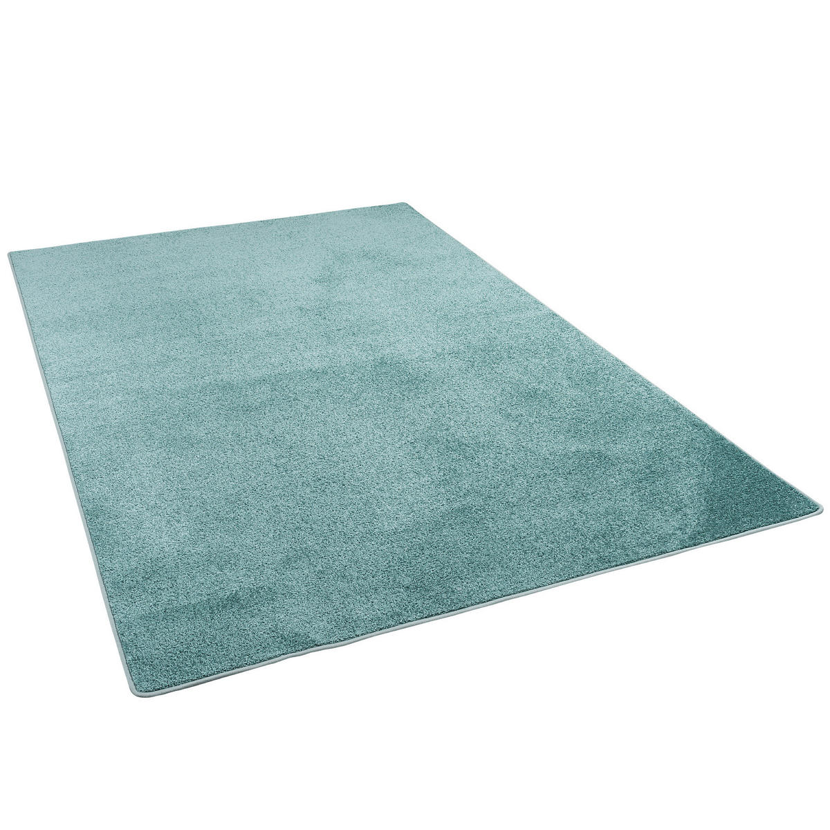 HOCHFLOR VELOURS TEPPICH LUNA - Mintgrün, Textil (200/200cm) - Snapstyle
