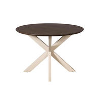 ESSTISCH Dimora -Sand Durchmesser 130 cm Sand - Sandfarben, Holz (130/130/76cm) - Villa Möbel