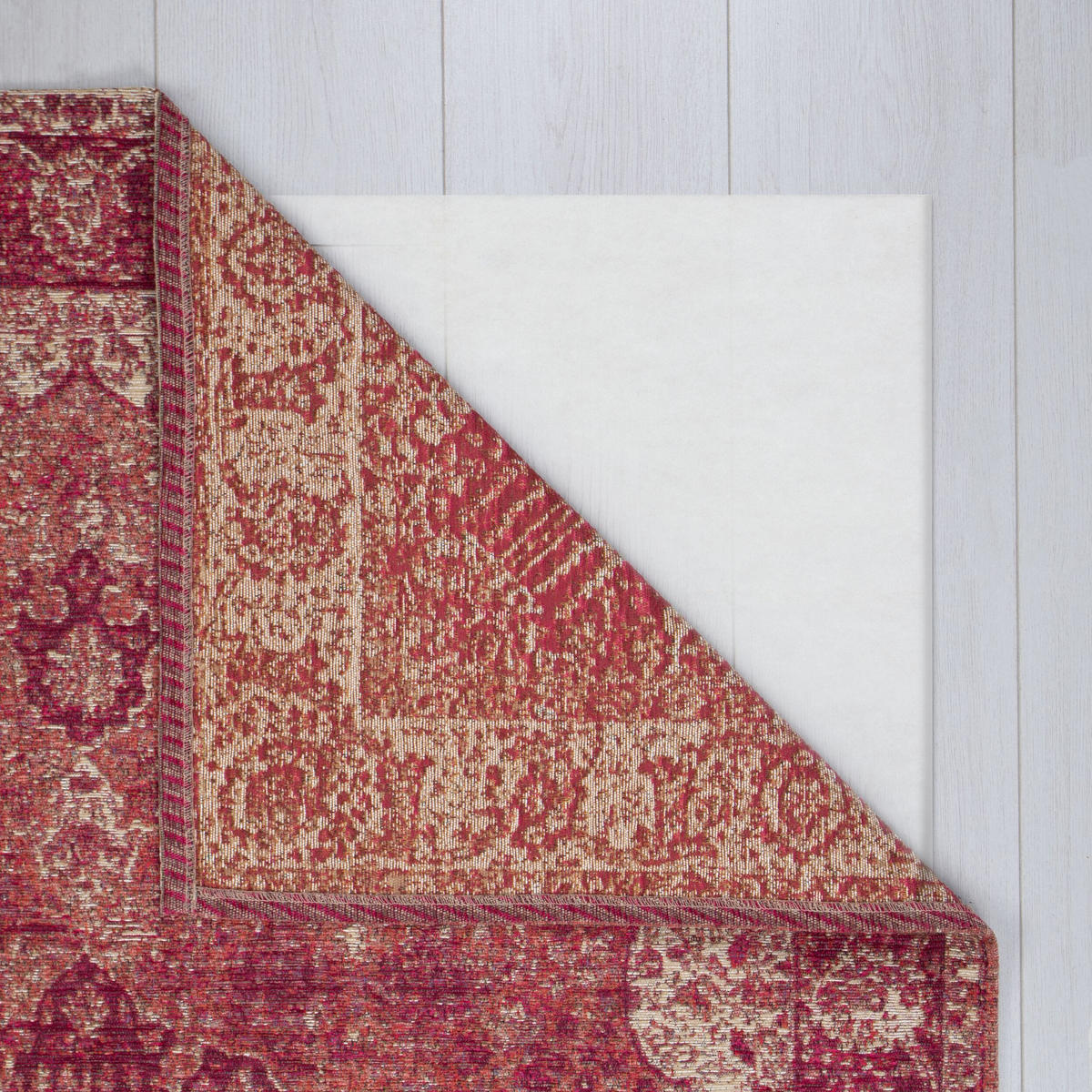 TEPPICH Vintage-Traditionell-Stil COQUET TARA, Rosa 120x170 cm - Rosa, Textil (120/170cm) - KADIMA DESIGN