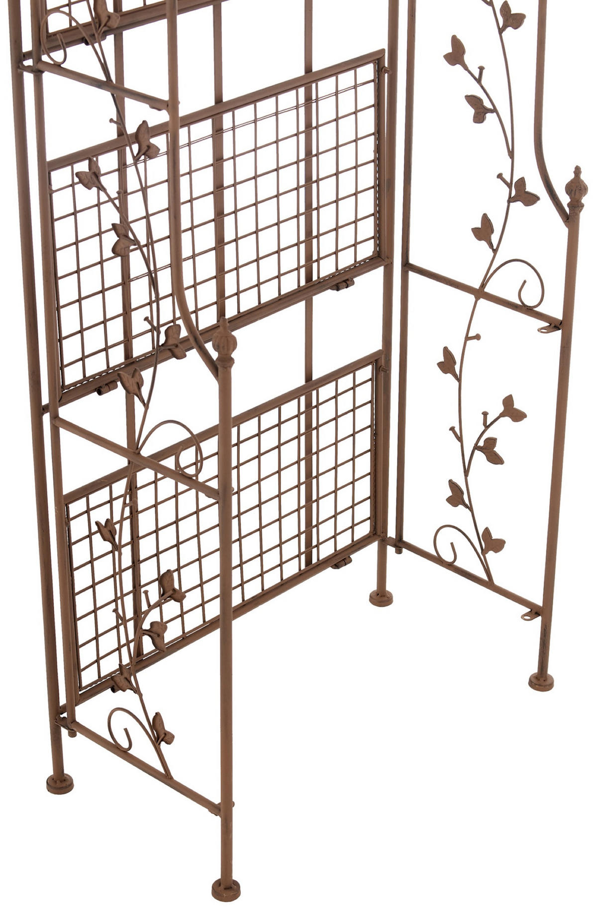STANDREGAL Aaron antik braun - Braun, Metall (60/158/33cm) - TPFGarden