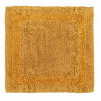 DUSCHVORLEGER 50/50 cm, 100% Baumwolle, wendbar - Gelb, Textil (50/50cm) - Homescapes
