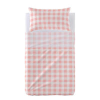BETTWÄSCHE 2er-Set teiliges vichy 120x180 cm (kinderbett) rosa - Pink, Textil (120/180cm) - Happy Friday