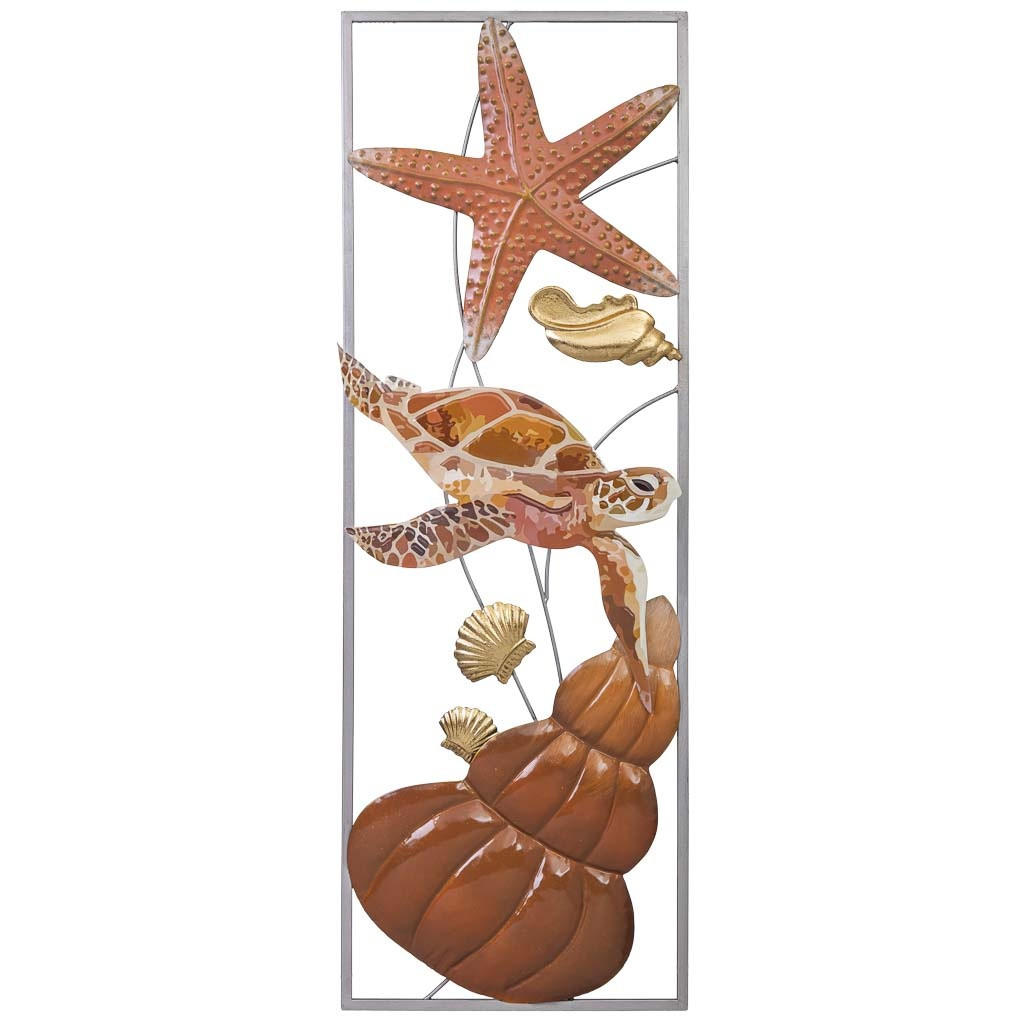 WANDDEKO-OBJEKT aus Metall, 31x90x3cm - Multicolor, Metall (31.1/3.2/89.5cm) - Wanderlust