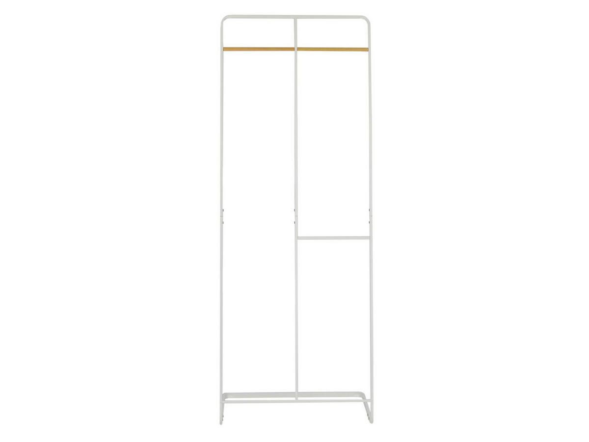 GARDEROBENSTÄNDER Tower weiß 61/163/45 cm freistehend - Weiß, Metall (45/163/61cm) - Yamazaki