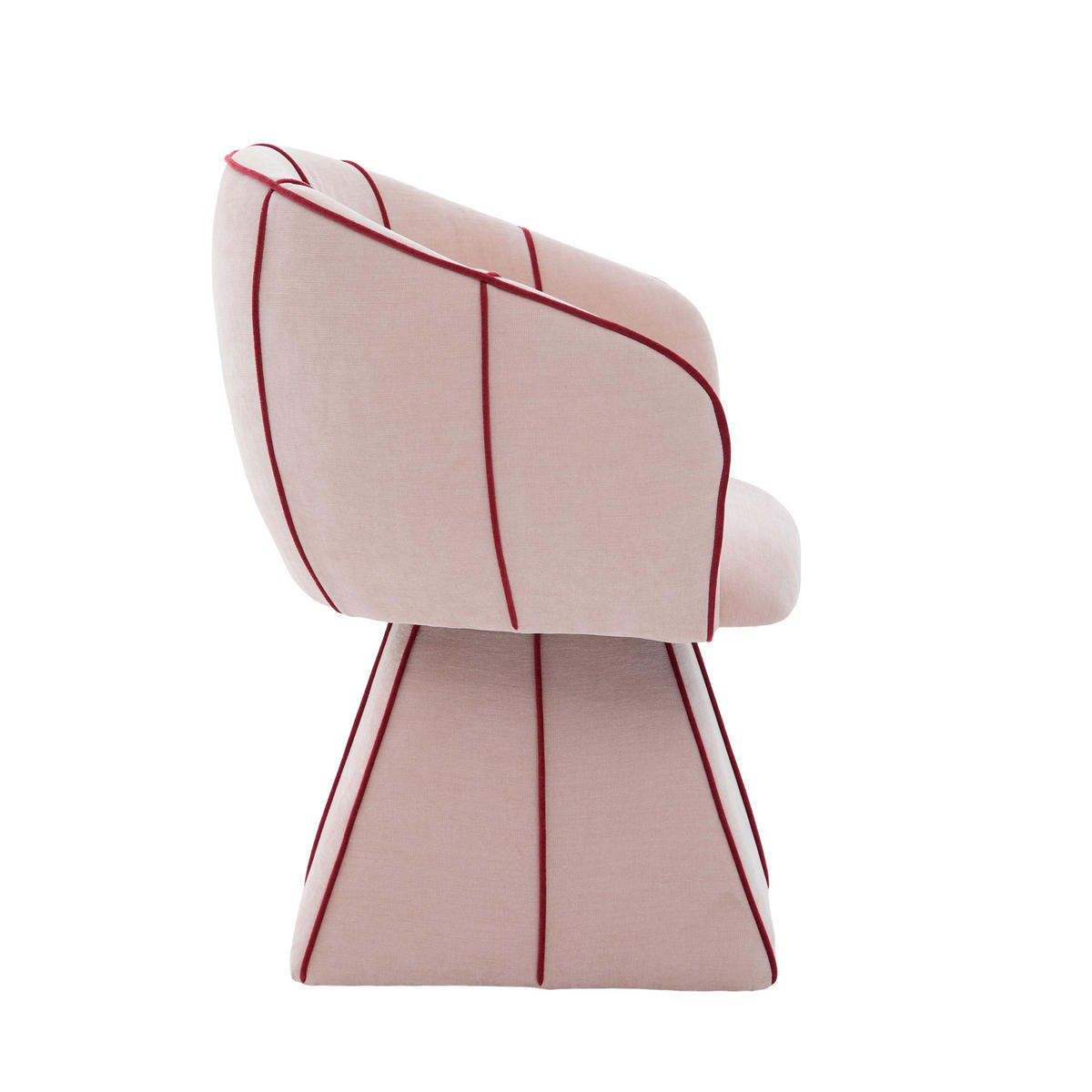 SESSEL mit 360° drehbar, hohe Rückenlehne, DE-42258, Rosa - Pink, Holzwerkstoff (54/74.5/56cm) - ComfortXL