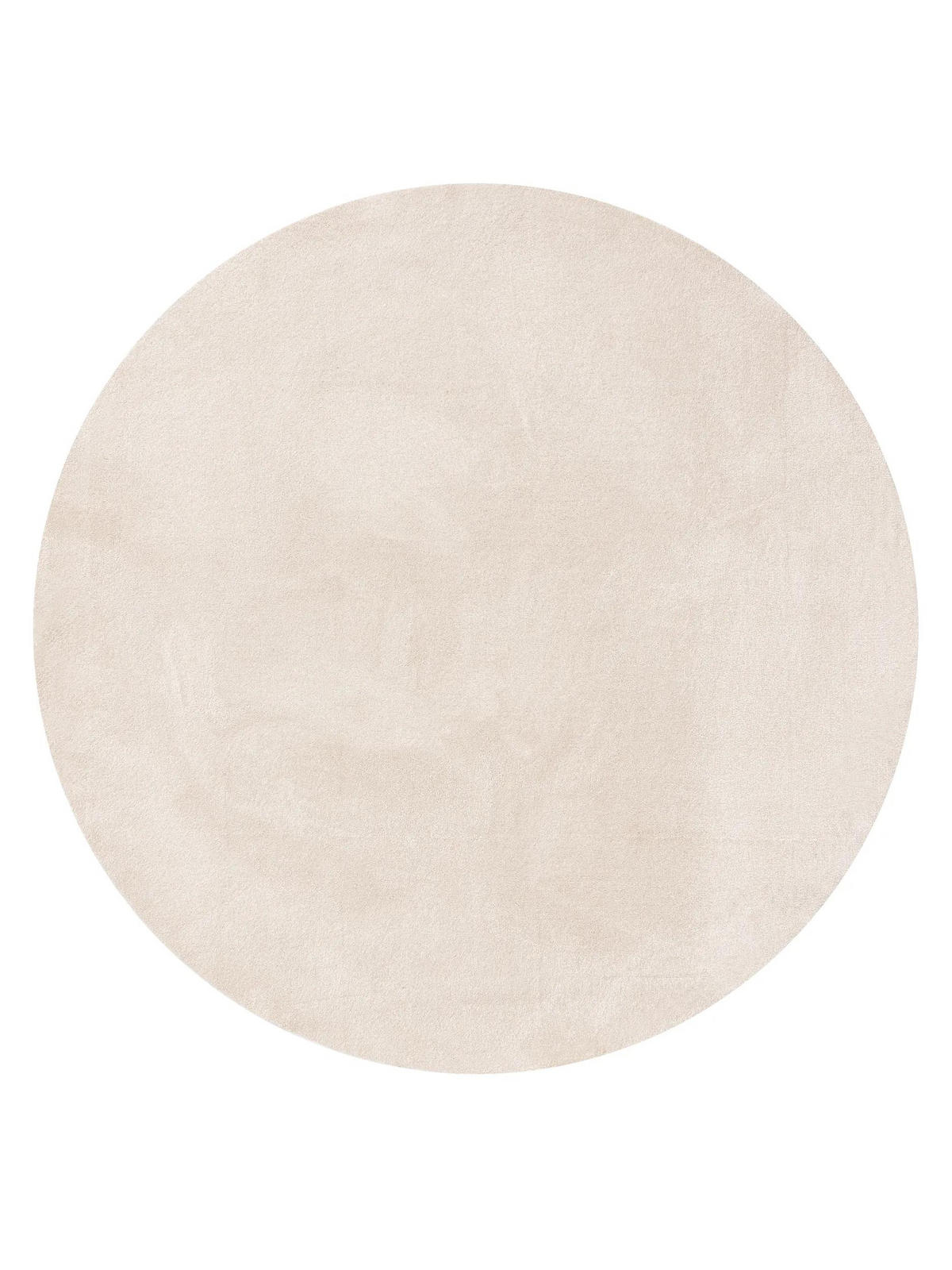 PRATELNÝ koberec Nina Krémová ø 150 cm kulatý - krémová, plast/umělá hmota (150/150cm) - benuta Nest