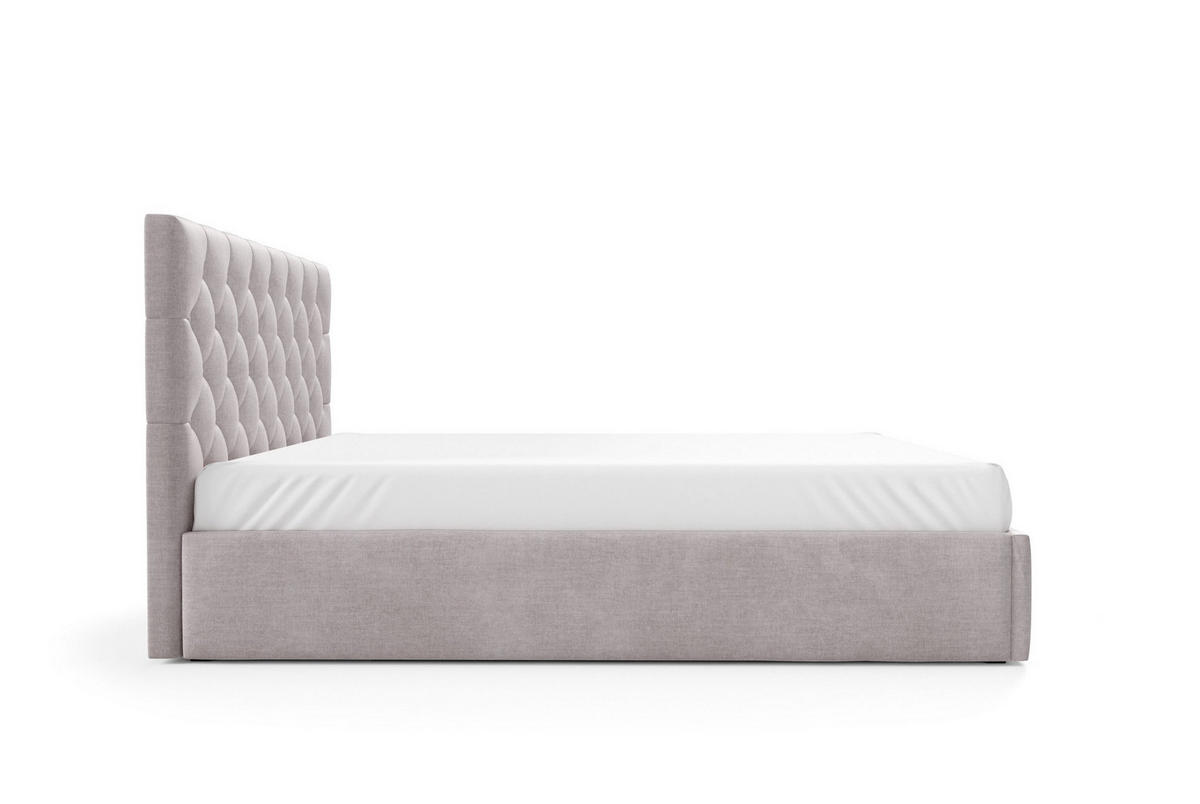 POLSTERBETT BEZA IV - Braun - Beige, Holz/Textil (180/200cm) - AN-Moebel 4u