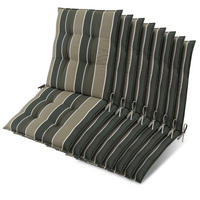NIEDERLEHNER Sun-NL 105x50x8cm Grün-Gestreift (8tlg) - Grün, Textil (50/100cm) - Beautissu 