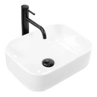 AUFSATZWASCHBECKEN Rea Demi Mini White - Weiß, Keramik (31/14/40.5cm) - REA