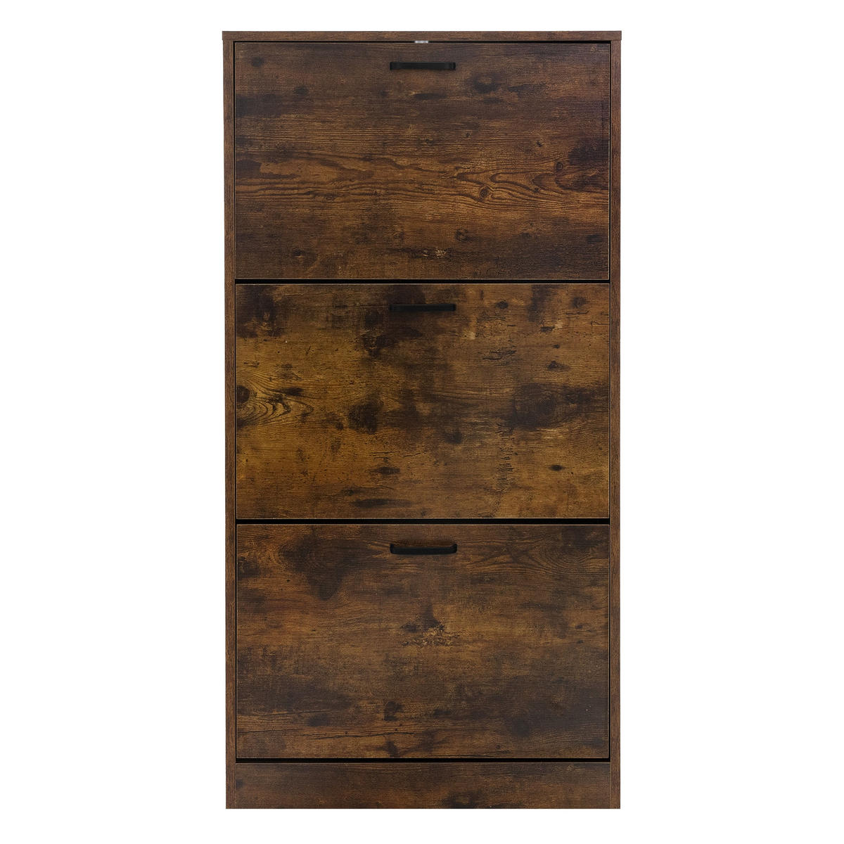 SCHUHSCHRANK - Dunkelbraun, Holzwerkstoff (24/120.5/60cm) - ML-DESIGN