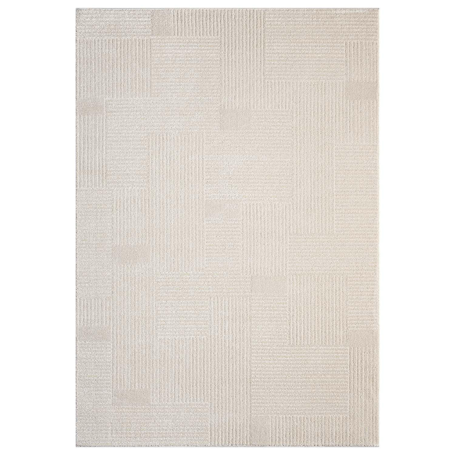 KURZFLOR-TEPPICH Flair 177 Beige 120x170 cm - Beige, Textil (120/170cm) - carpet city