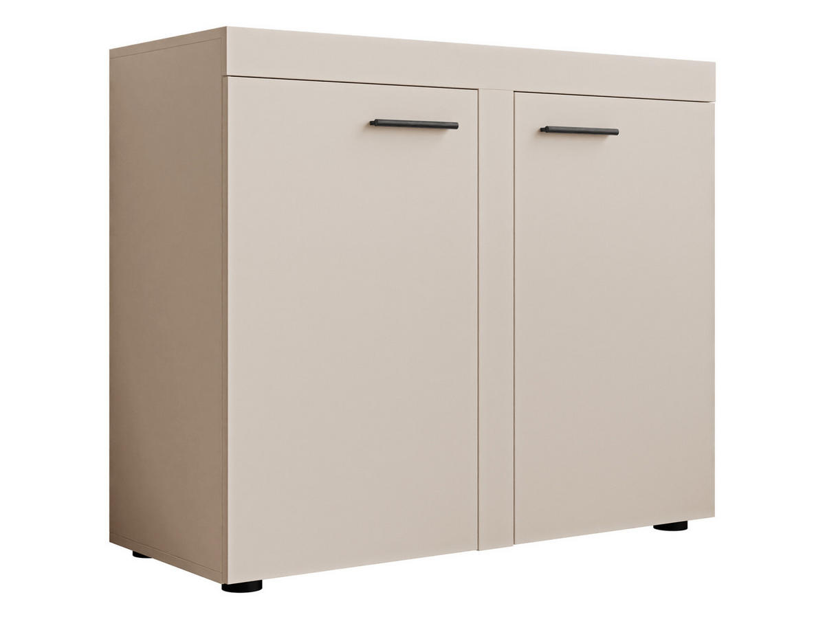 KOMMODE Rumba 2F3 - Sandfarben, Holzwerkstoff (97/82/40cm) - MIRJAN24