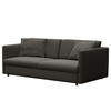 3-SITZER SOFA - Anthrazit/Schwarz, Kunststoff/Textil (219/84/117cm) - home24