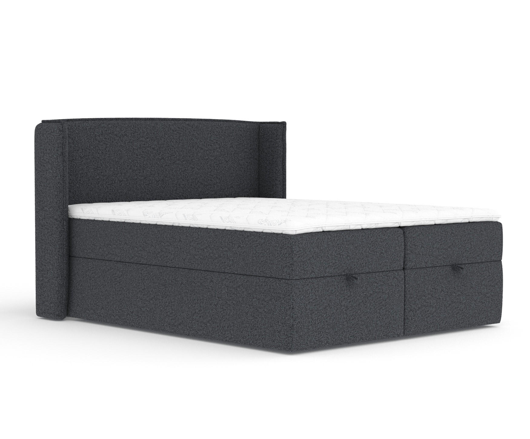 BOXBETT Passion Schwarz 180/200 cm - Schwarz, Kunststoff/Textil (180/200cm) - Maison de Reve