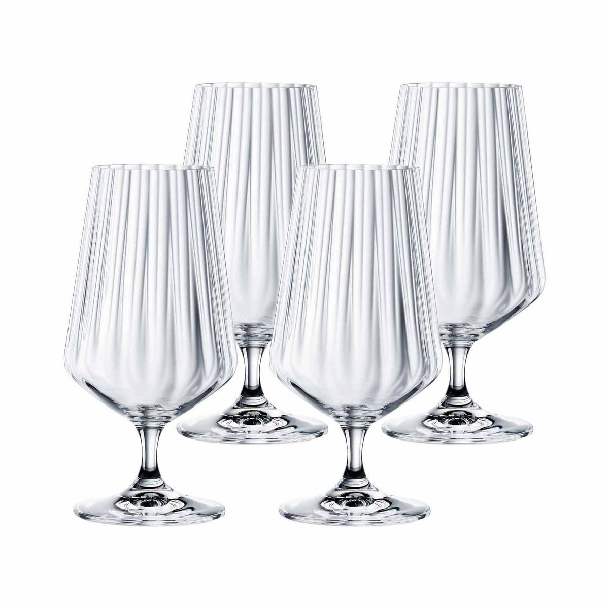 BIERGLÄSER Celebration transparent 380 ml 4er Set - Transparent, Glas (0.38L) - Nachtmann