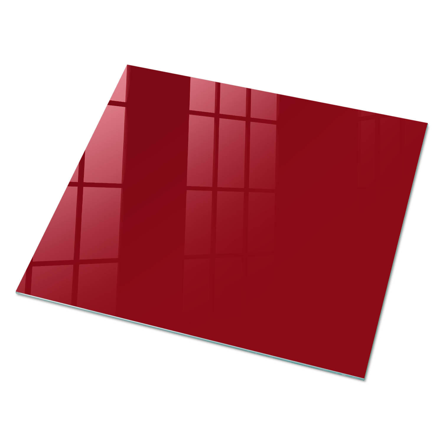 GLASPLATTE 80x60 cm – Hellburgunderrot - Bordeaux, Glas (0.4/80/60cm) - ArtPrintCave