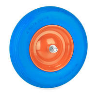 SCHUBKARRENRAD - Multicolor, Kunststoff/Metall (39/39/8.5cm) - Relaxdays