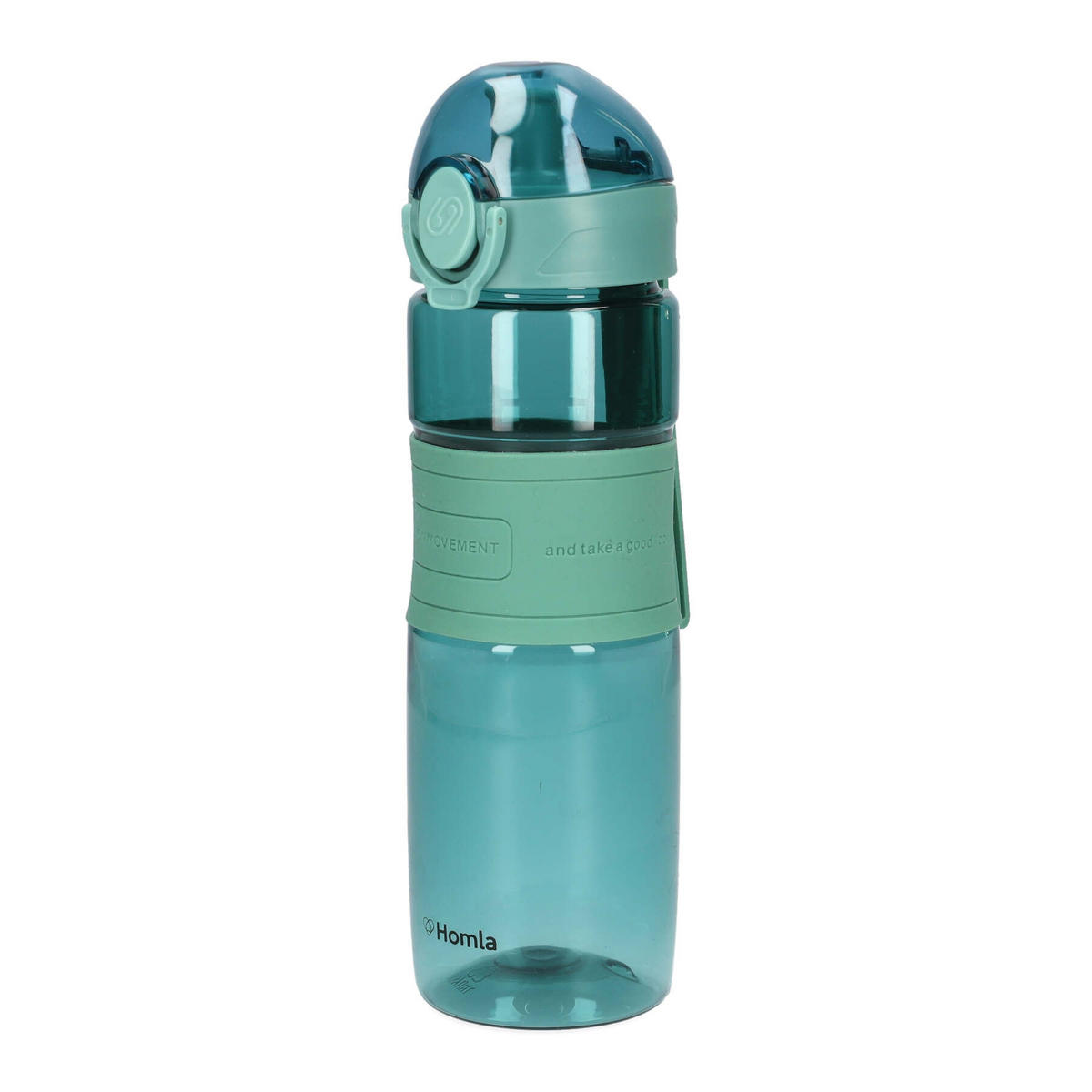 FLASCHE Poppie grün 600 ml - Grün, Kunststoff (0.6L) - Homla