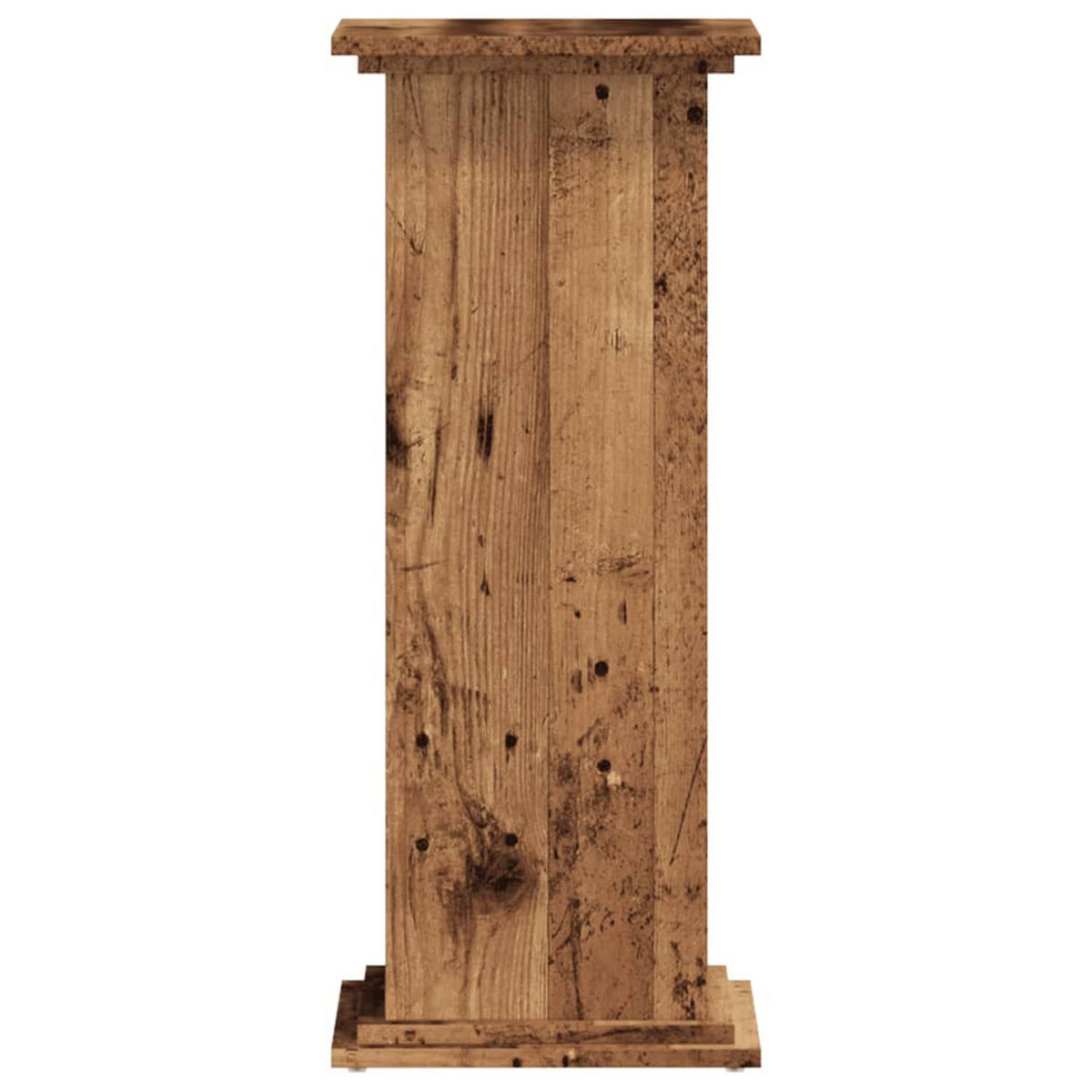 PFLANZENSTÄNDER Altholz-Optik 33/33/80 Cm Holzwerkstoff - Braun, Holzwerkstoff (33/80/33cm) - vidaXL