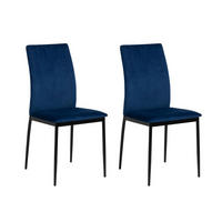 STUHL 4er-Set dunkelblau - Dunkelblau, Holzwerkstoff (44/92/53cm) - ebuy24